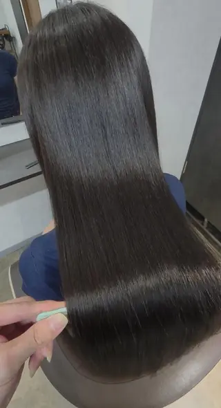 ロング 癖伸ばし隊 服部飛鳥 栄 名古屋 矢場町のヘアスタイル