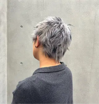 カラー メンズ ハイトーンカラー/ デザインカラー/瑛樹のヘアスタイル