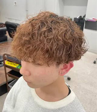 パーマ メンズ 京都河原町 メンズパーマ助川龍哉のヘアスタイル