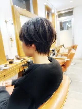 ショート カラー 👑銀座ショート/ 絶壁補正/金子涼👑のヘアスタイル