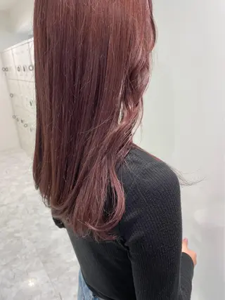 ロング カラー ヘアアレンジ スパイキー/フェザー /波巻き/かいとのヘアスタイル
