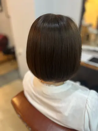 カラー あかね 髪質改善ストレートのヘアスタイル