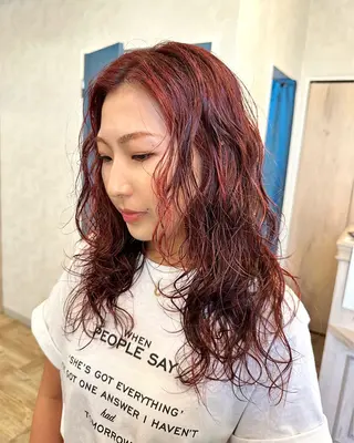 セミロング 古川 宗永のヘアスタイル