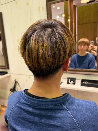 ショート メンズ 溝口 槙里也のヘアスタイル