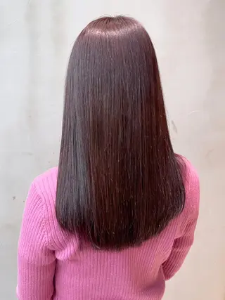 セミロング カラー パーマ ヘアアレンジ ITbyALBUM 中野店のヘアスタイル