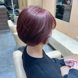 ショート カラー しだ あつきのヘアスタイル