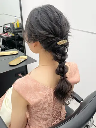 ミディアム 石川 理恵のヘアスタイル