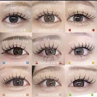 マツエク・マツパ りふれるBeauty +栗東店🩶北中のマツエク・マツパデザイン