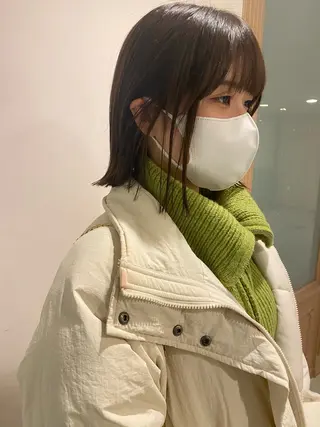 ミディアム カラー LUVISM新潟🎀 透明感カラー/ミユのヘアスタイル