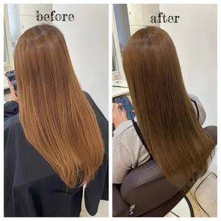 ロング カラー PutiLuca 浅川のヘアスタイル