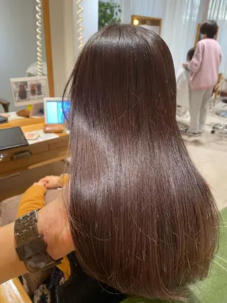 セミロング カラー 過去一の柔髪ヘア 🌿einshairのヘアスタイル