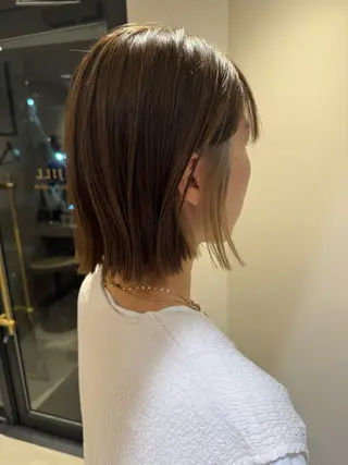 ミディアム カラー 木多 成明のヘアスタイル