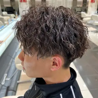 パーマ メンズ NYNY姫路本店 メンズパーマ藤川時也のヘアスタイル