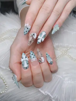 ネイル Sora nail 長さ出し専門店のネイルデザイン