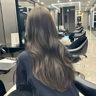 セミロング カラー 新宿/顔周りカット/ レイヤー/がっきーのヘアスタイル