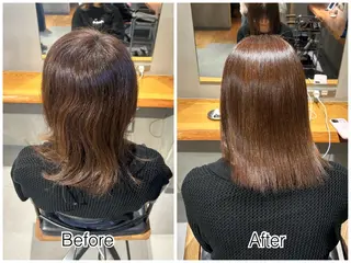 ミディアム mei🪽 カラー/パーマモデルのヘアスタイル