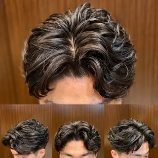 ショート パーマ メンズ 💈田上 立輝のヘアスタイル