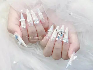 ネイル MoMoA Nail ネイル長さ出し専門店のネイルデザイン