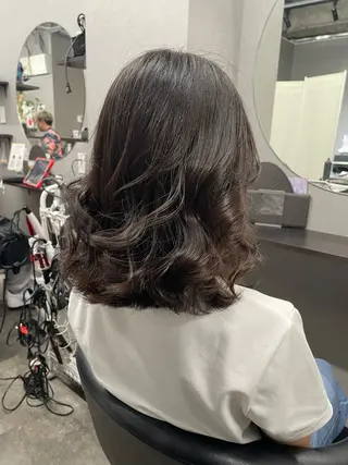 ミディアム カラー ヘアアレンジ 🌻ミラクル美容師 🌻✨クッポ✨のヘアスタイル