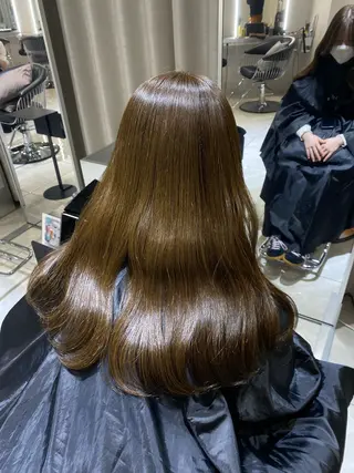 ロング 🤍透明感・上品艶 カラー│フウカのヘアスタイル