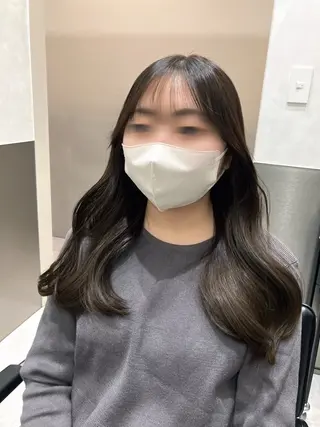 ロング カラー 💖ブリーチなし透明 感💖ASAHIのヘアスタイル