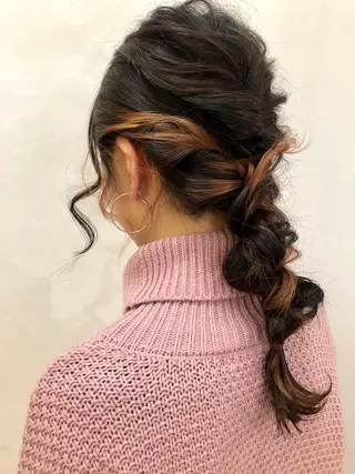 ロング はやしほのか| マンツーマン美容師のヘアスタイル