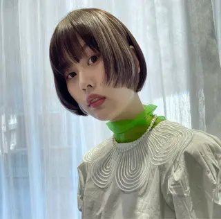 ショート 小顔ボブ🌸 hinakoのヘアスタイル