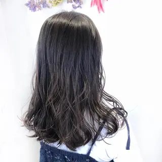 ロング カラー 小顔レイヤー/ ベージュ🤍Rieのヘアスタイル