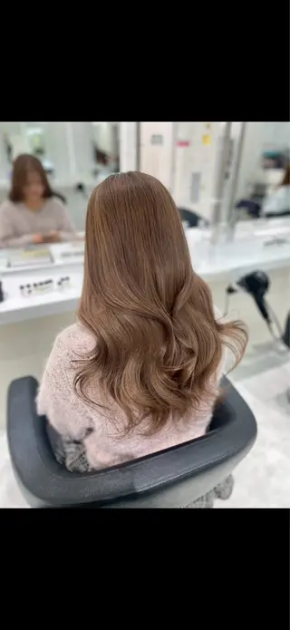 ロング カラー 🍀ブラウンベージュ sakura🍀のヘアスタイル