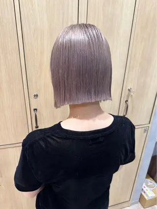 ショート カラー 🎀HARU/ボブ/ セット/赤み消し🫧のヘアスタイル