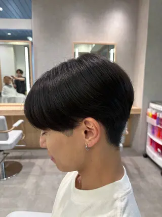 パーマ メンズ 縮毛矯正特化💎& 透明感カラー✨レオのヘアスタイル