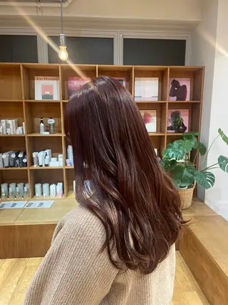セミロング 縮毛矯正/レイヤー 🌙児玉光瑠のヘアスタイル