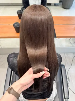 カラー 透明感\モテカラー 🏹͙💫YUUのヘアスタイル