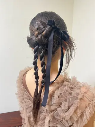 ロング 君山 希美のヘアスタイル