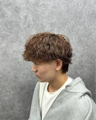 ショート 🔥フェザーパーマ 特化🔥勇斗のヘアスタイル