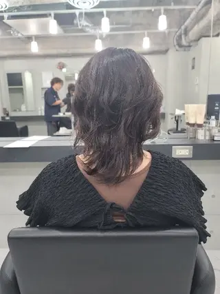 ミディアム カラー パーマ ❇️安達 優心❇️ レイヤー/艶髪特化のヘアスタイル