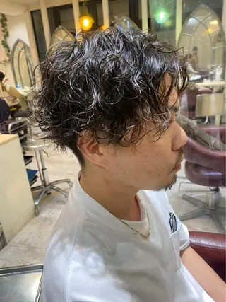 ショート パーマ メンズ ✨無料メンズモデル 募集中✨永野大樹のヘアスタイル