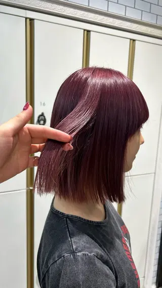 ショート ヘアセット/艶カラー emi🍒のヘアスタイル