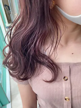 ロング カラー 暖色/ブリーチカラー 🎀 M i k uのヘアスタイル