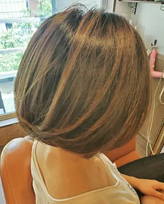 ショート カラー spa hair ark 富井直美のヘアスタイル