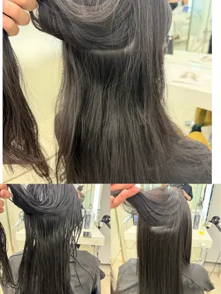 ロング 濱田 剛志のヘアスタイル