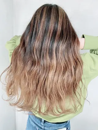 ロング カラー 重政 和樹のヘアスタイル
