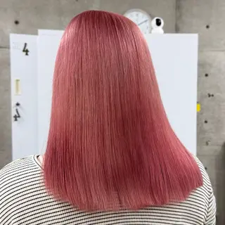 ミディアム カラー Runa/心斎橋 /ハイトーンのヘアスタイル
