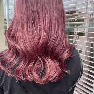 セミロング カラー 三浦 悠のヘアスタイル