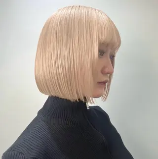 ミディアム カラー ブリーチカラー特化 美容師/𝕐𝕌𝕀のヘアスタイル