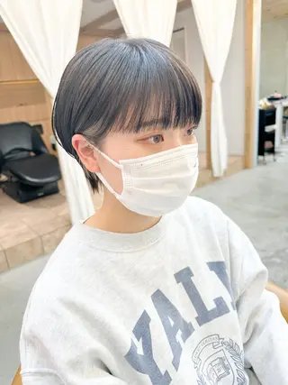 ショート カラー 横浜/ショート/ マンツーマン施術　丹のヘアスタイル