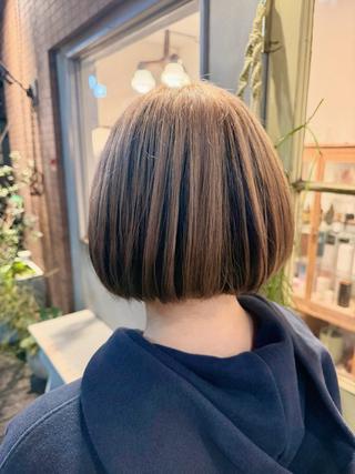 ショート カラー KURIAハイトーン /ピンクカラー/ボブのヘアスタイル