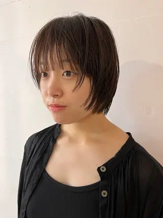 ショート カラー 若林 良のヘアスタイル