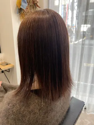 ミディアム 森口 竜三のヘアスタイル