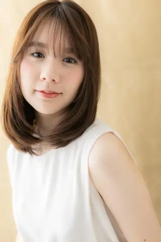 セミロング パーマ ヘアサロンM 大宮店 レイヤーカット　寺口のヘアスタイル